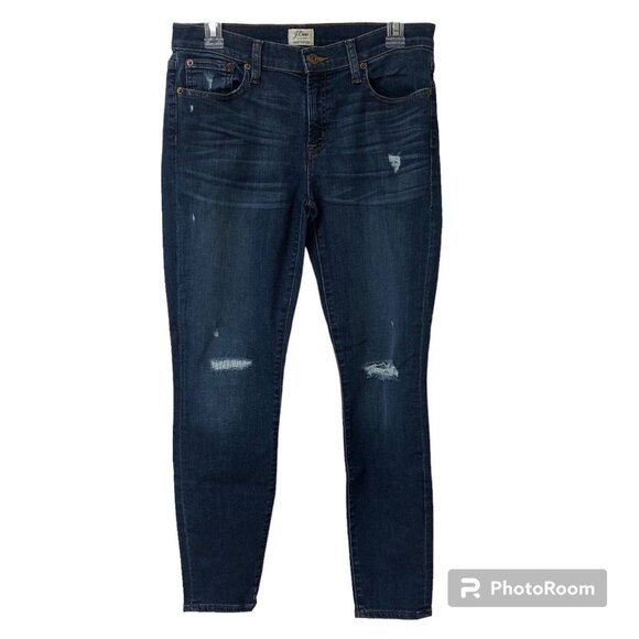 J.CREW Denim - J. Crew Women's 9" High Rise Toothpick Jean Size 29 Skinny Stretch Durable